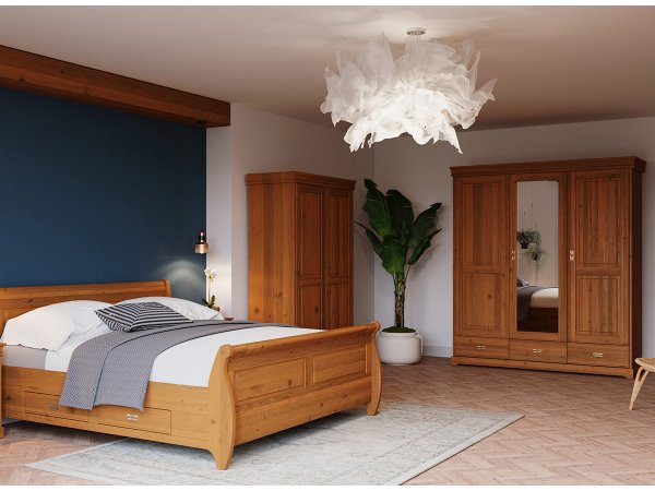 Postel KANIA z finské borovice