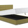 Čalouněná postel s úložným prostorem a topperem TOM 120x200