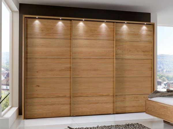 Šatní skříň s posuvnými dveřmi TOLEDO dub