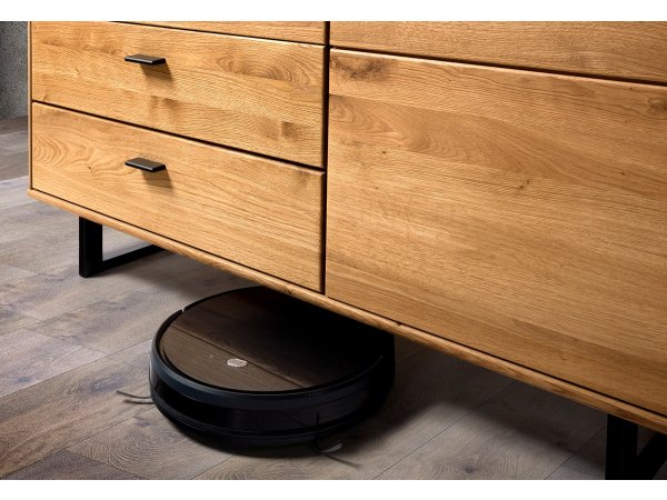 Dubová komoda s vitrínou včetně osvětlení TRAMONTO typ 47