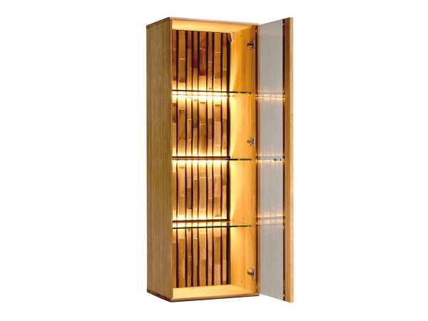 Dubový nábytek do obývacího pokoje včetně osvětlení TRAMONTO 6