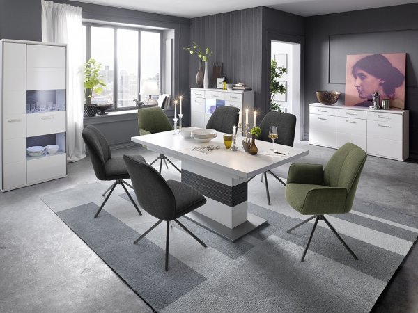 Jídelní otočná židle PEMBA cappuccino