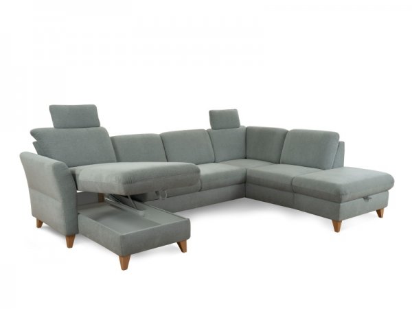 Sedací souprava ve skandinávském stylu TRELLEBORG ve tvaru U