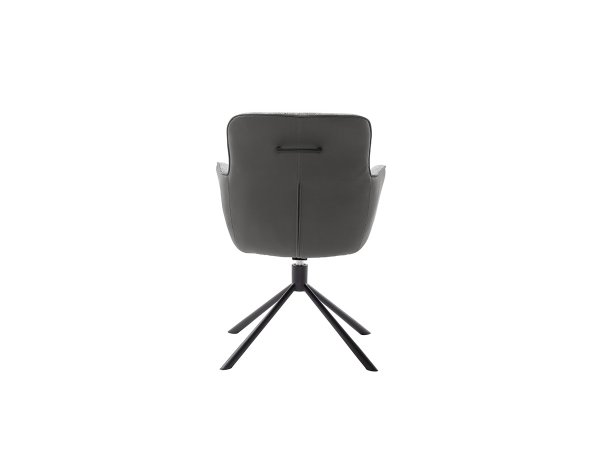 Jídelní otočná židle TURA, antracitová