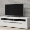 Velká TV komoda TULSA typ 40 bílá/bílý lesk