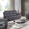 Kožené křeslo s funkcí relax TRIPOLIS