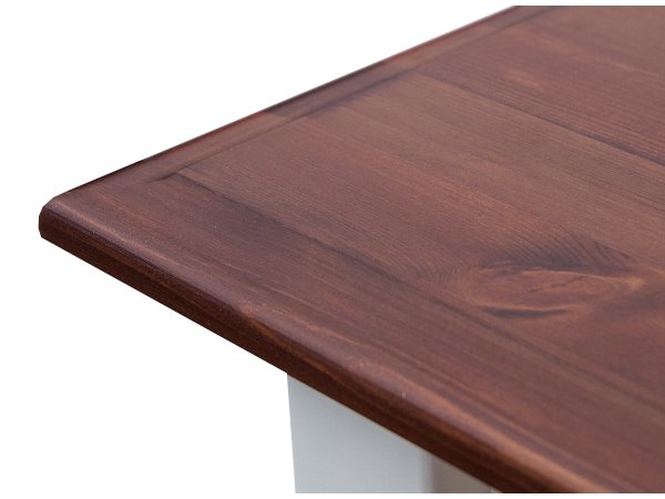 Konferenční stolek LUNO malý bílá/ořech