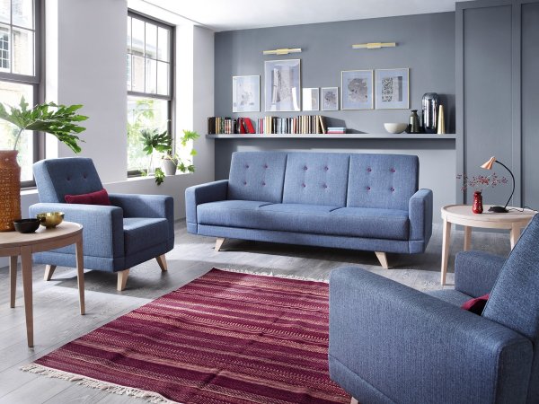 Rozkládací pohovka s úložným prostorem SOLANO