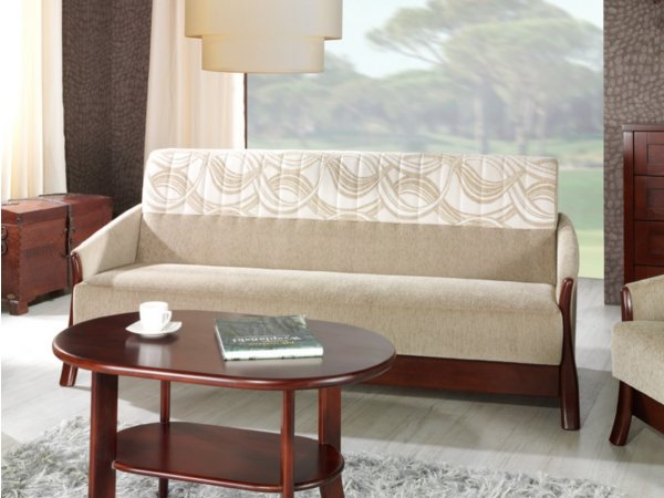 Rozkládací pohovka s úložným prostorem MODEL L