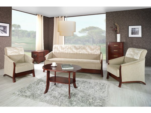 Rozkládací pohovka s úložným prostorem MODEL L