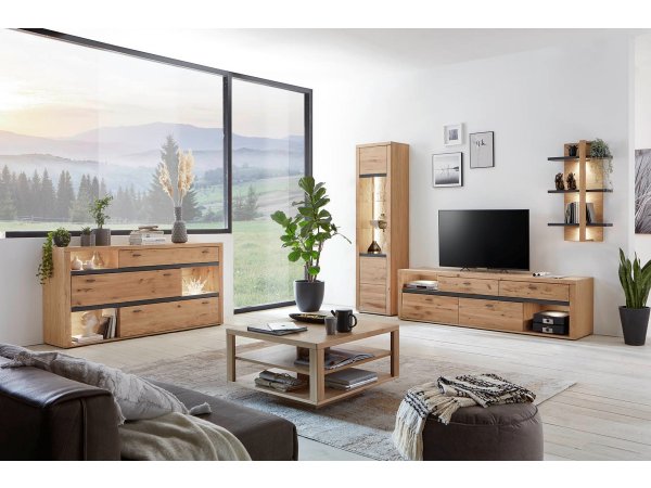 Nábytek do obývacího pokoje VARAS 2 dub zastaralý