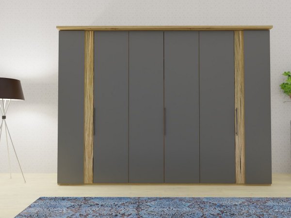 Ložnicová sestava VANCOUVER dub bianco/sklo havanna