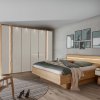Ložnicová sestava VANCOUVER dub bianco/sklo champagner