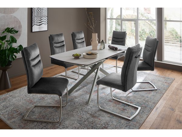 Jídelní židle GIBARA E, antracitová