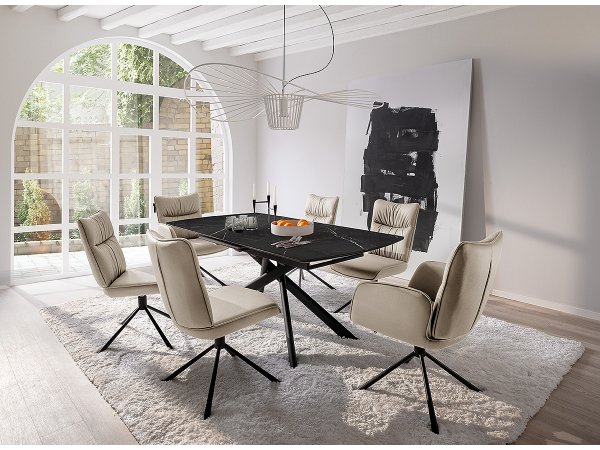 Jídelní otočná židle MARIN olivová