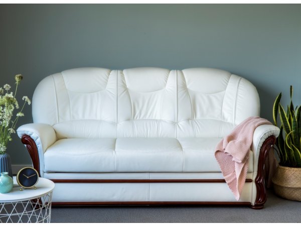 Kožené křeslo s funkcí relax s elektrickým ovládáním