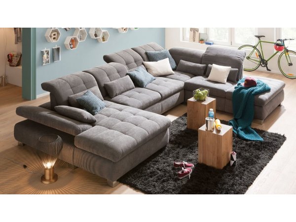 Velká sedací souprava ve tvaru U SANTA LUCIA