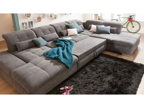 Velká sedací souprava ve tvaru U SANTA LUCIA