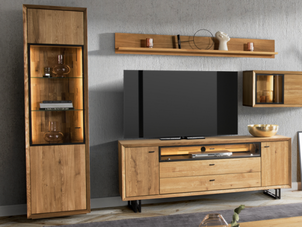 Dubový nábytek do obývacího pokoje 3 VIGO