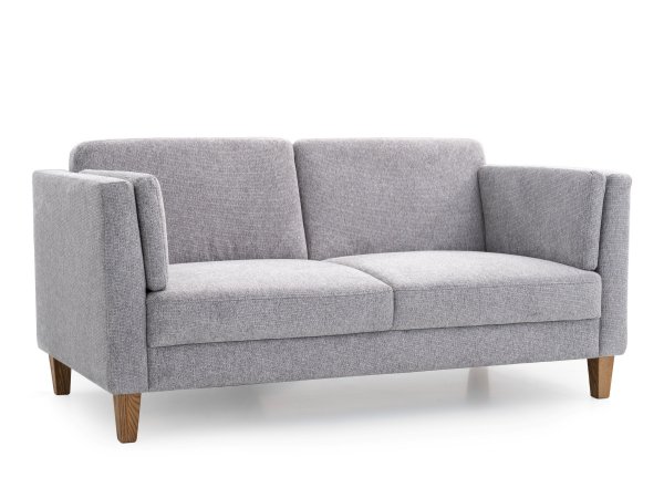 Pohovka ve skandinávském stylu VIVA s dubovými nohami