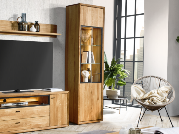 Dubová obývací stěna VIGO C