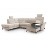 Rohová sedací souprava do tvaru U ve skandinávském stylu WESTERLAND 2