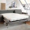 Rozkládací rohová sedací souprava pro každodenní spaní WESTSIDE PREMIUM, plocha spaní 148x200