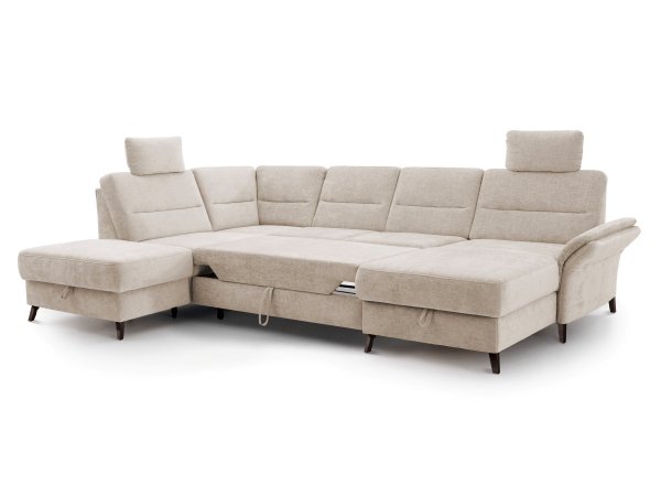 Rohová sedací souprava do tvaru U ve skandinávském stylu WESTERLAND 2