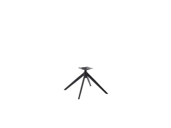 Kožená otočná židle WILSON, olivová s černou podnoží