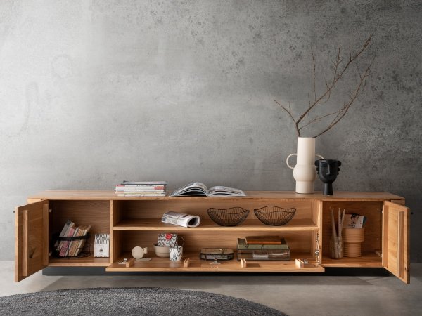 Dubový nábytek do obývacího pokoje KARIS 3 dub divoký 100% masiv