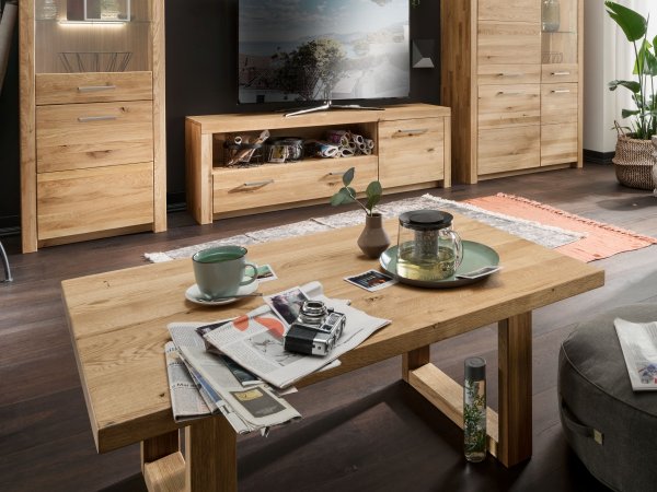 Dubový nábytek ze masivu do obývacího pokoje LOMMA 100% masiv