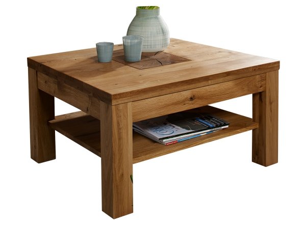 Dubový konferenční stolek II do obývacího pokoje SUNDBY dub divoký