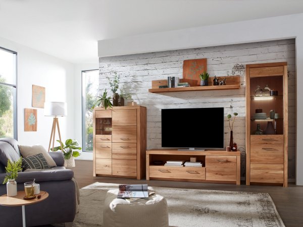 Dubový nábytek z masivu do obývacího pokoje LOMMA 5 - 100% masiv