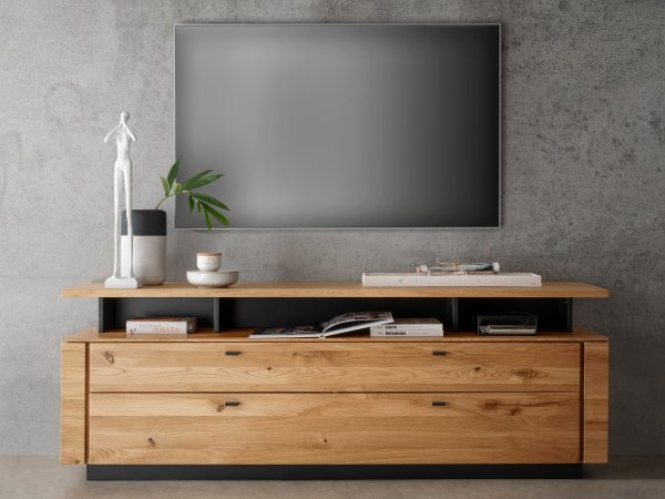 Dubový nábytek do obývacího pokoje KARIS 3 dub divoký 100% masiv