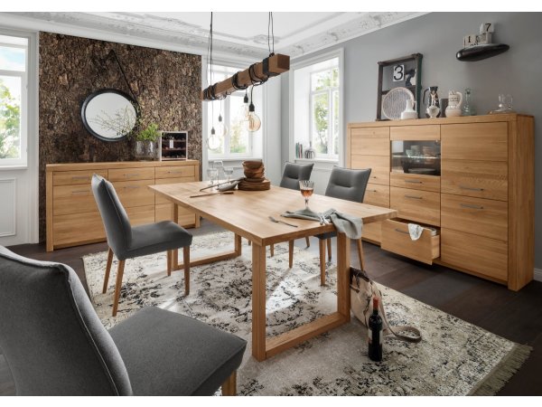 Dubový stůl do jídelny LOMMA 200x100 cm