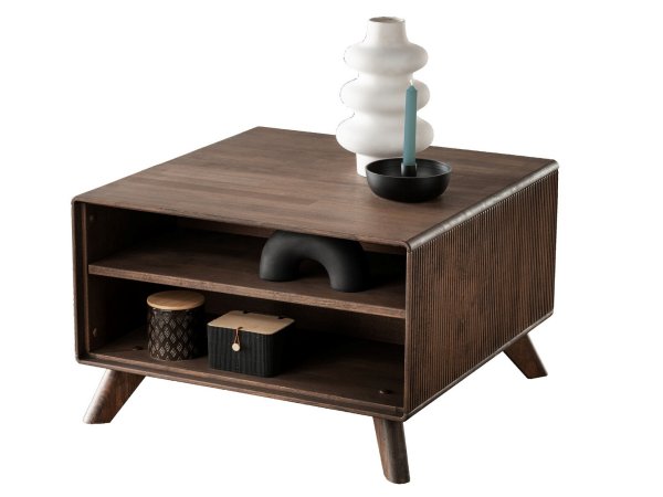 Konferenční stolek z masivu I ALVIK buk olejovaný v barvě tabáku