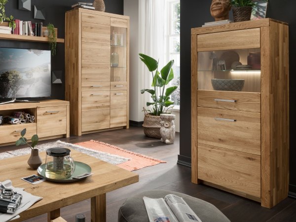 Dubový nábytek ze masivu do obývacího pokoje LOMMA 100% masiv
