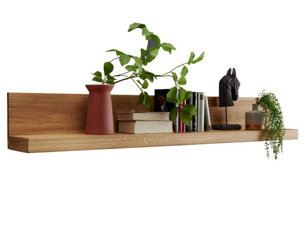 Dubový nábytek z masivu do obývacího pokoje LOMMA 9 (černé úchyty) 100% masiv