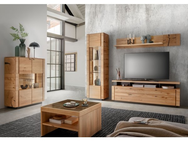 Konferenční stolek I z dubového masivu KARIS dub divoký 100% masiv