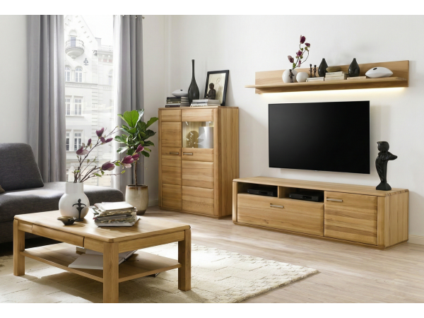 Obývací stěna jádrový buk, XENA 4