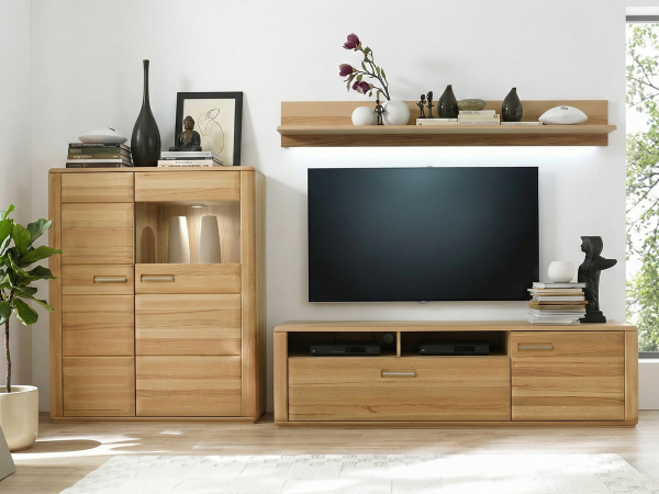 Obývací stěna jádrový buk, XENA 4