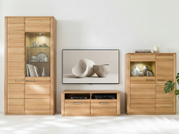 Obývací stěna jádrový buk, XENA 3