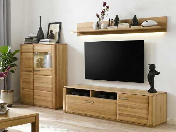 Obývací stěna jádrový buk, XENA 4