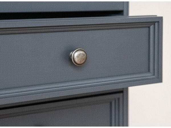 Komoda 4-dvéřová LUNO grafit/borovice