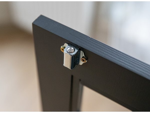 Vitrína 2-dvéřová LUNO grafit/dub