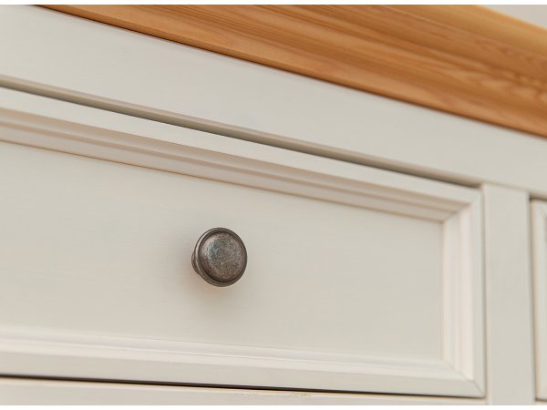 Komoda 3-dvéřová LUNO bílá/borovice