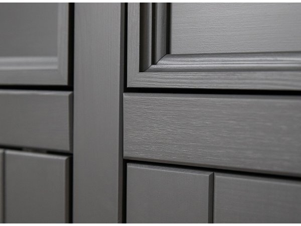 Komoda 4-dvéřová LUNO grafit/dub