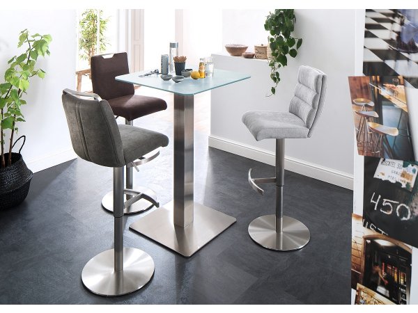 Barová otočná židle GIULIA C antracit