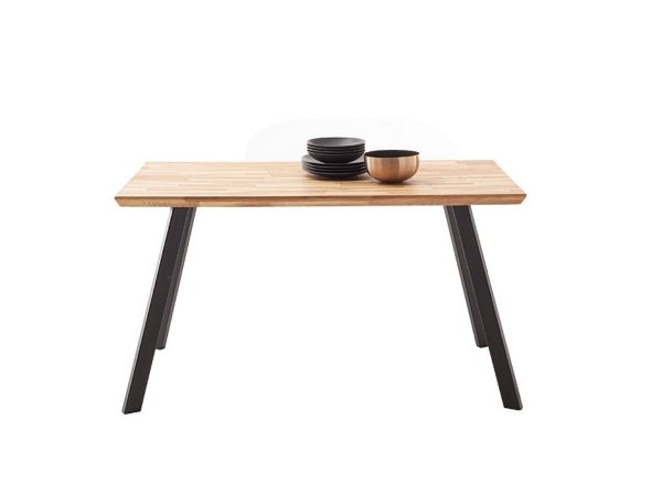 Jídelní stůl z masivu ZEBALLOS dub burgundský